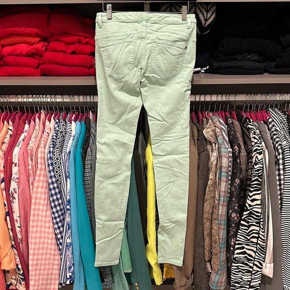 Victoria’s Secret mint green skinny legging jeans size 2 - Picture 3 of 3